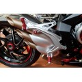 CNC Racing Machined Aluminum Collar and Bolt Kit For Exhaust Mount for MV Agusta F3 / B3 (675 / 800) models CNC Racing Machined Aluminum Collar and Bolt Kit For Exhaust Mount for MV Agusta F3 / B3 (675 / 800) models